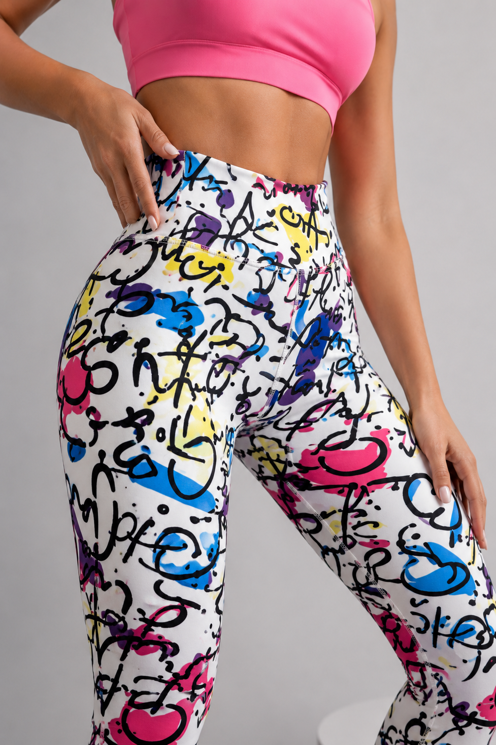 High Waist printed Legging