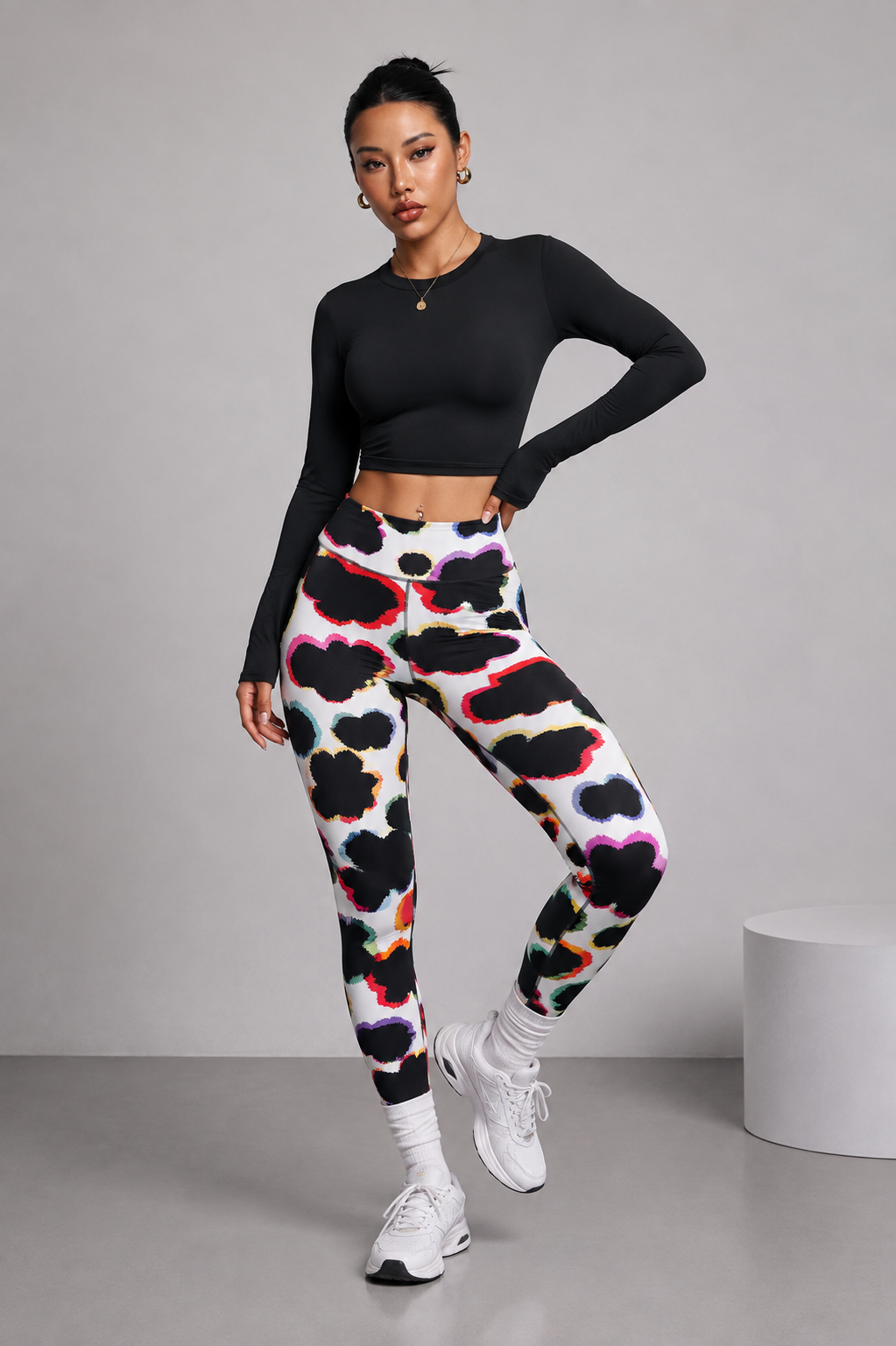 High Waist printed Legging
