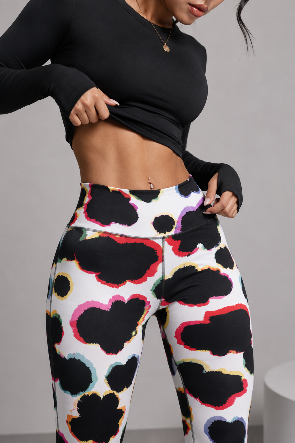 High Waist printed Legging