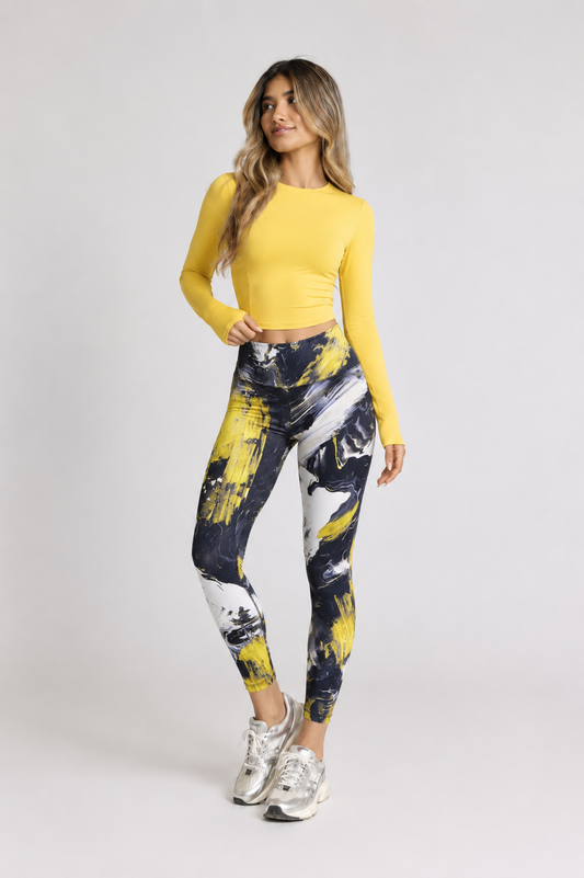 High Waist printed Legging