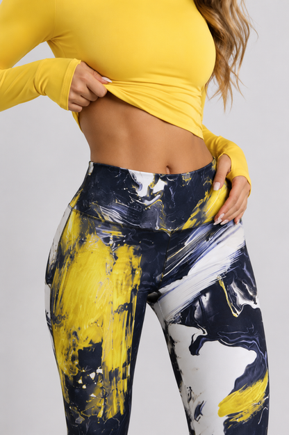High Waist printed Legging