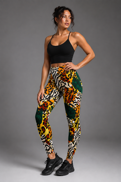 High Waist printed Legging