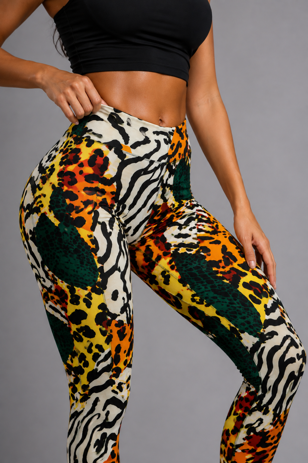 High Waist printed Legging