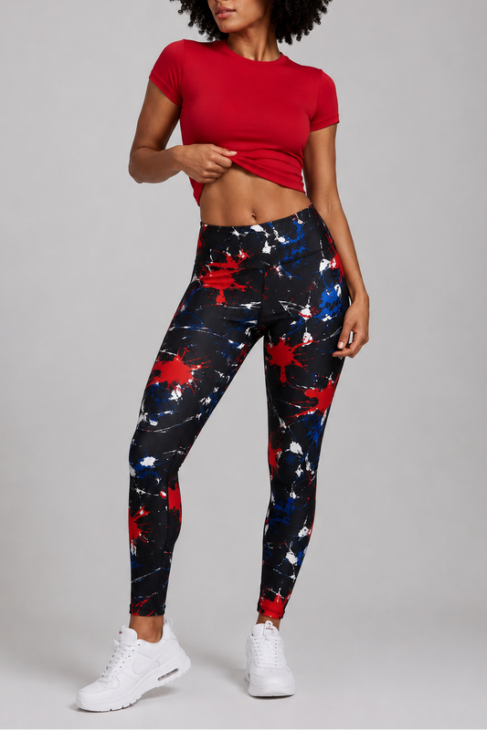 High Waist printed Legging