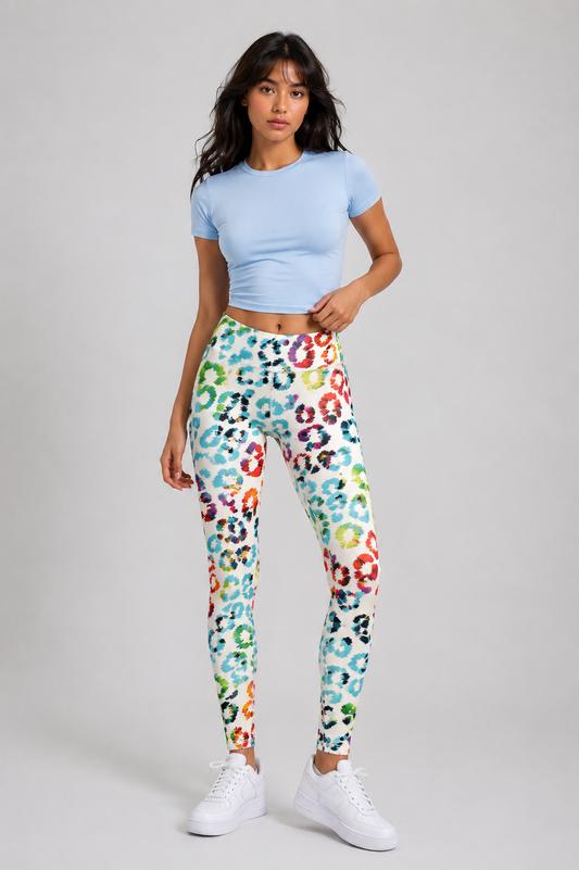 High Waist printed Legging