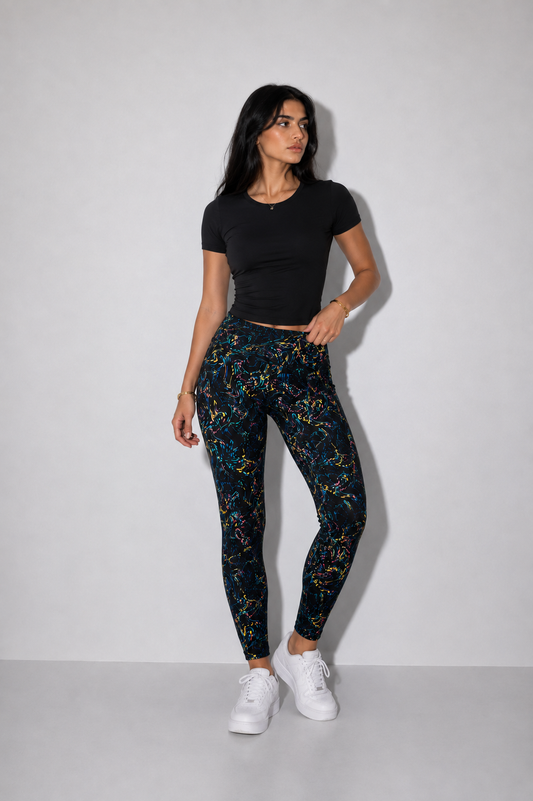 High Waist printed Legging