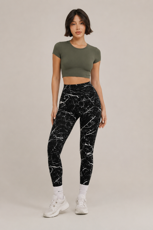 High Waist printed Legging