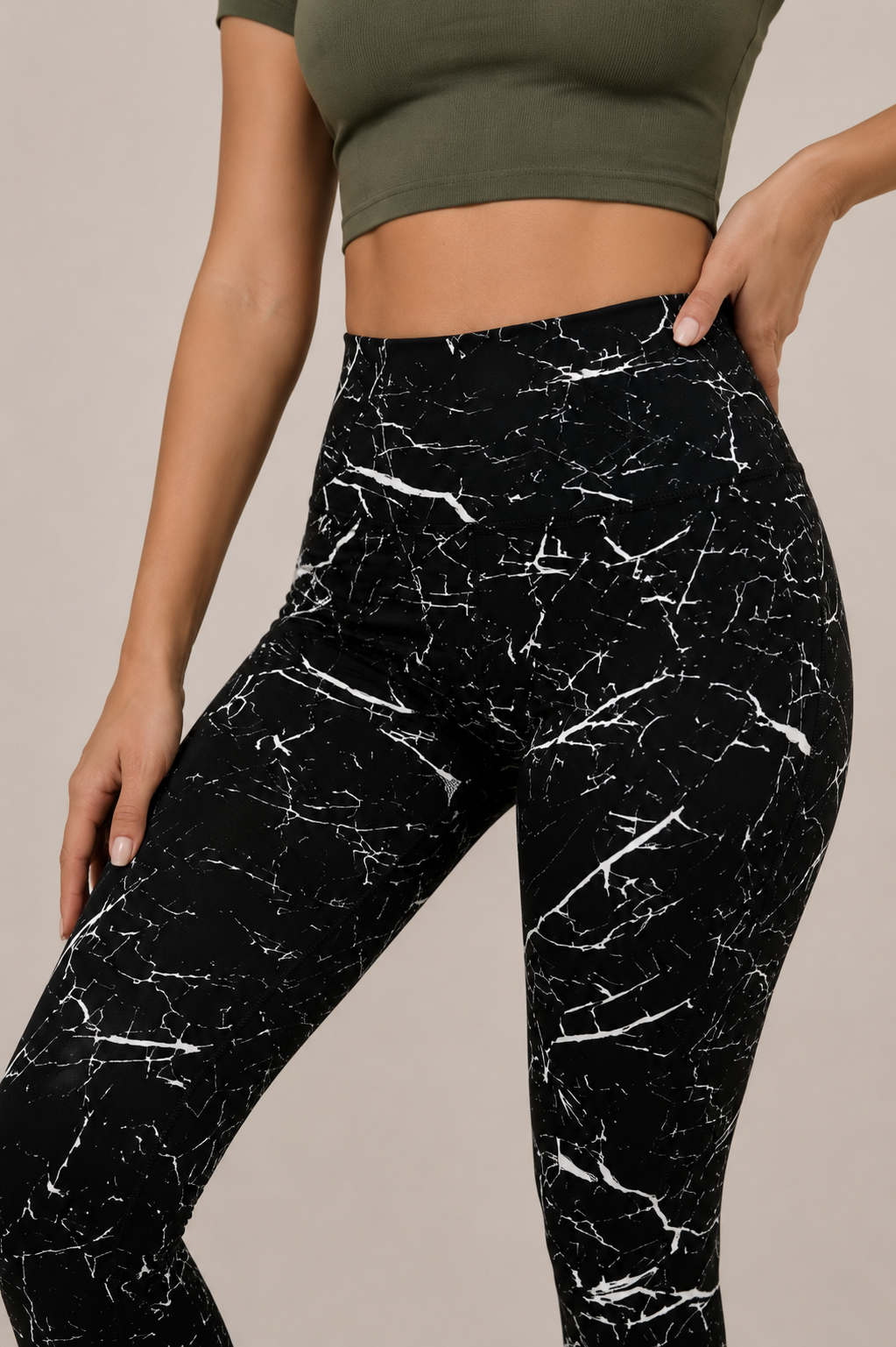 High Waist printed Legging