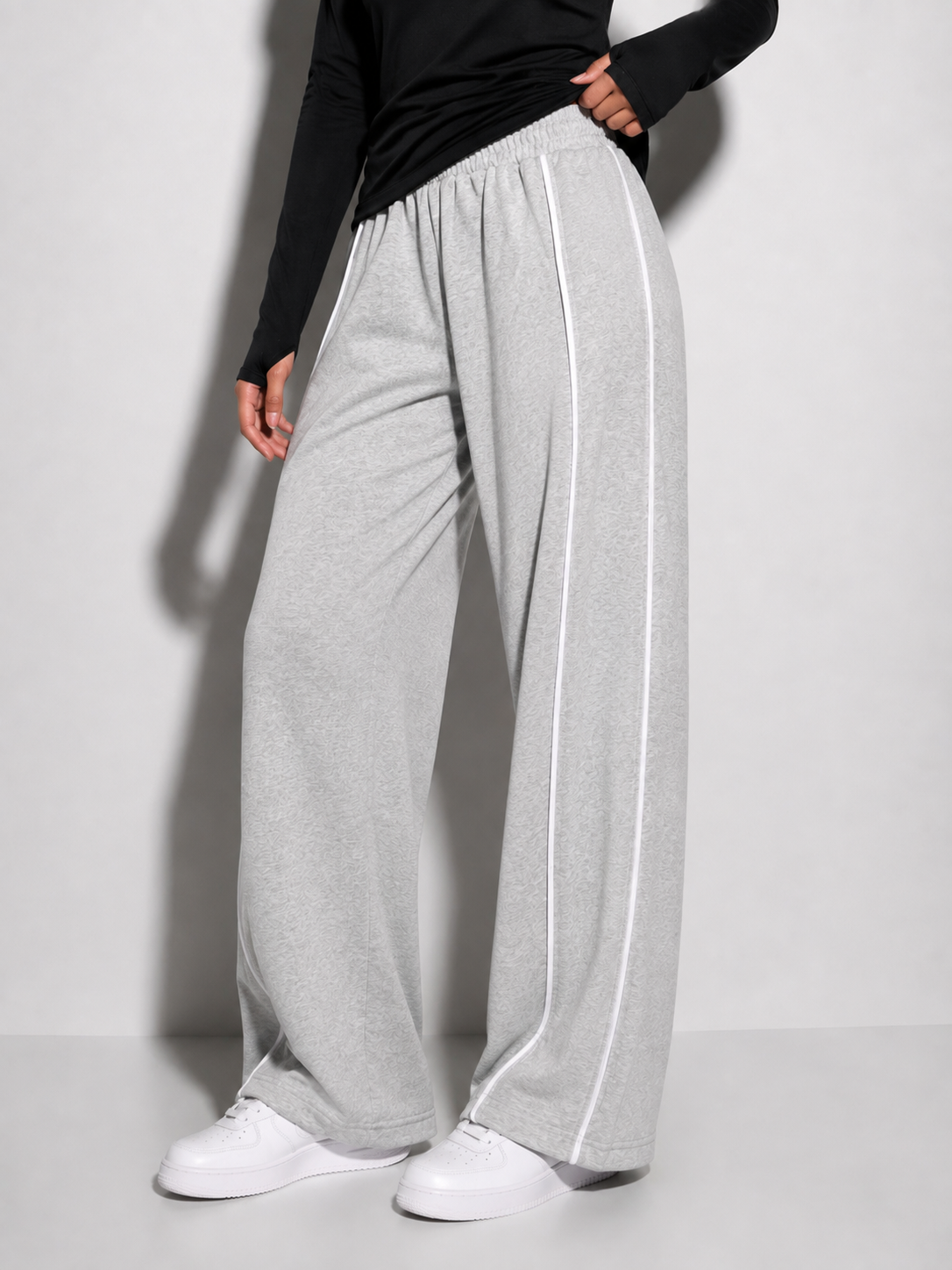 Wide Leg Track Pants
