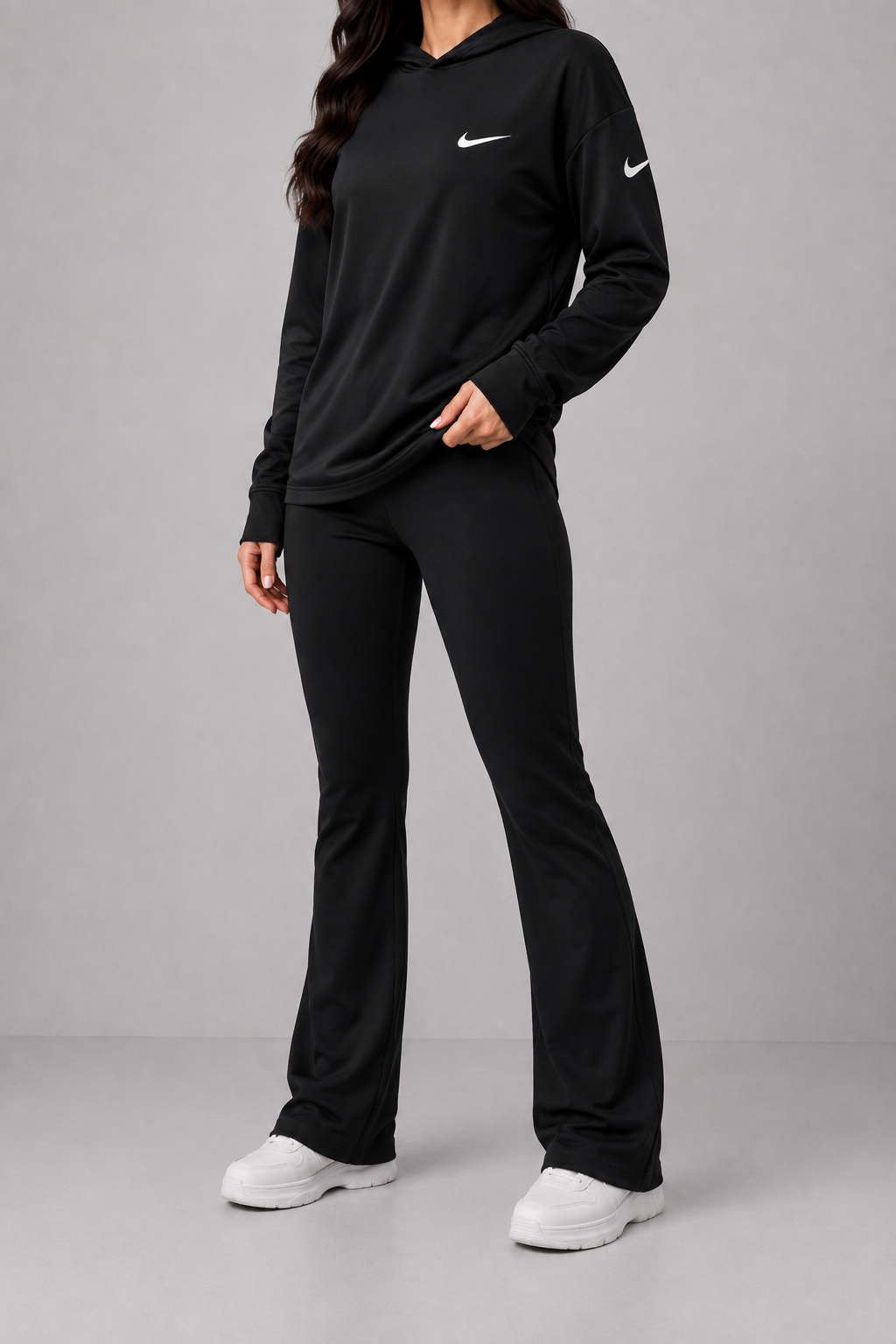 Cotton Hoodie-Style T-shirt