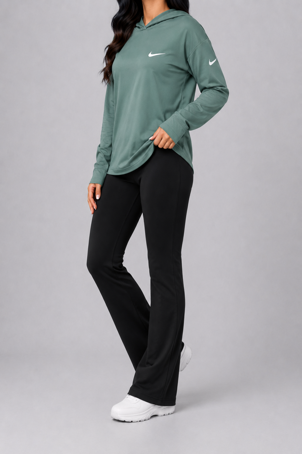 Cotton Hoodie-Style T-shirt
